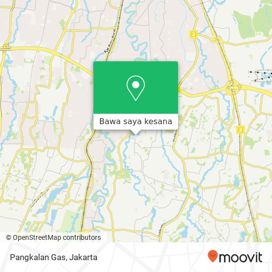 Peta Pangkalan Gas