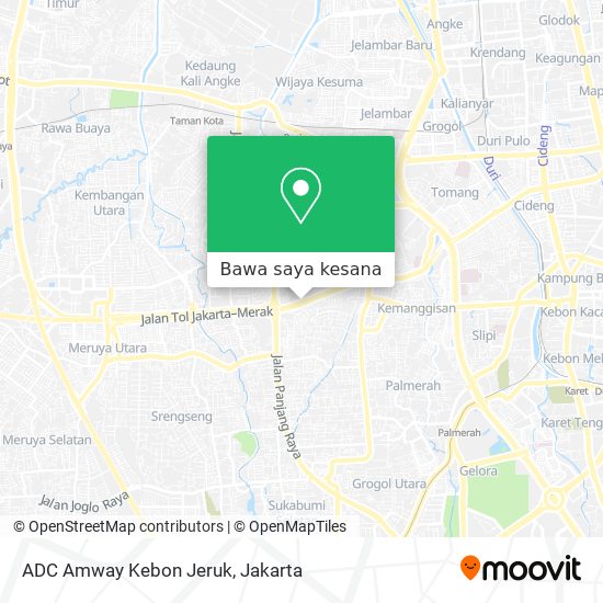 Peta ADC Amway Kebon Jeruk