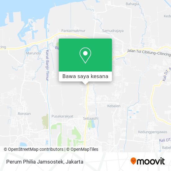 Peta Perum Philia Jamsostek