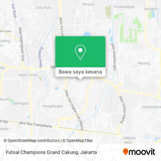 Peta Futsal Champions Grand Cakung