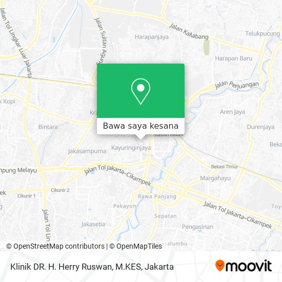 Peta Klinik DR. H. Herry Ruswan, M.KES