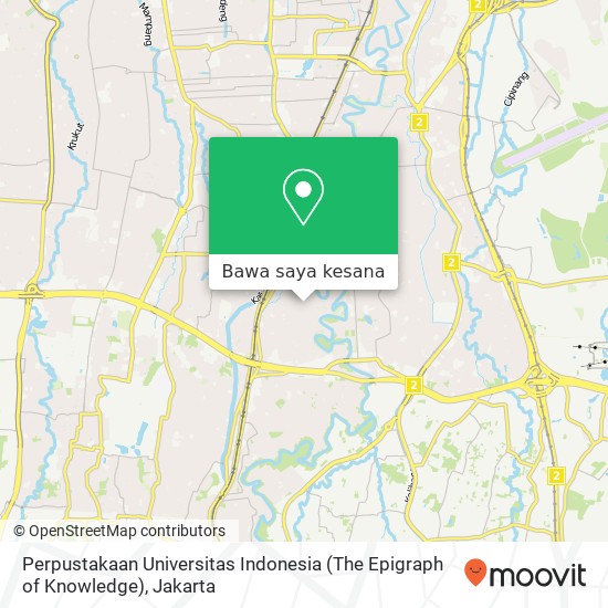 Peta Perpustakaan Universitas Indonesia (The Epigraph of Knowledge)