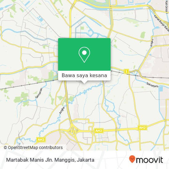 Peta Martabak Manis Jln. Manggis