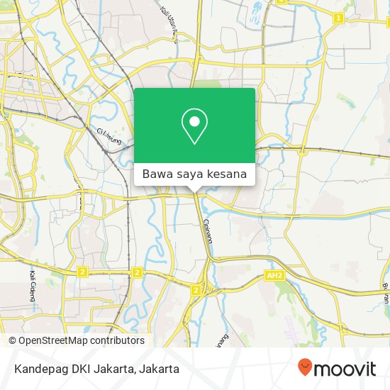 Peta Kandepag DKI Jakarta