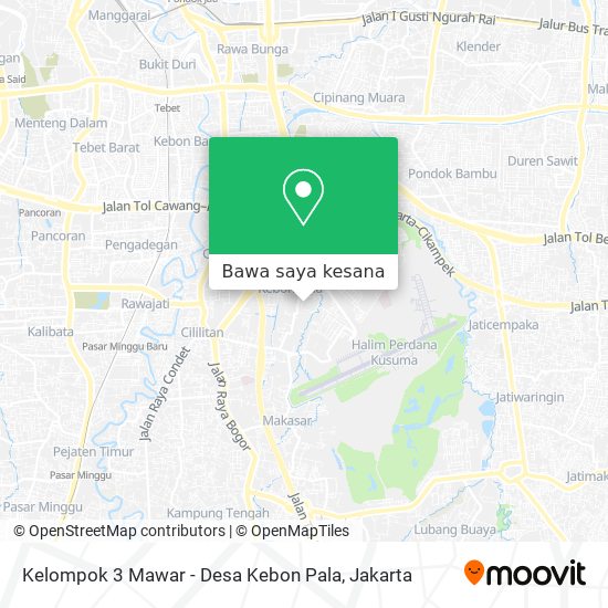 Peta Kelompok 3 Mawar - Desa Kebon Pala