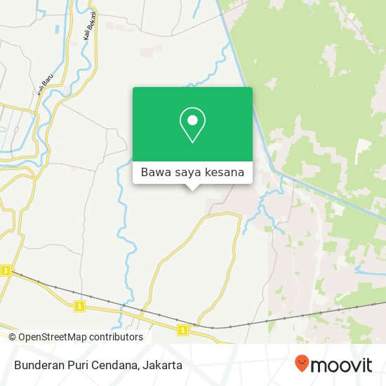 Peta Bunderan Puri Cendana