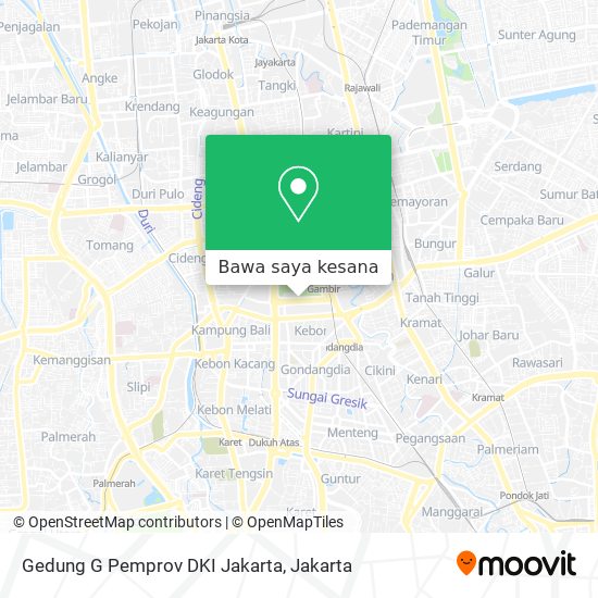 Peta Gedung G Pemprov DKI Jakarta