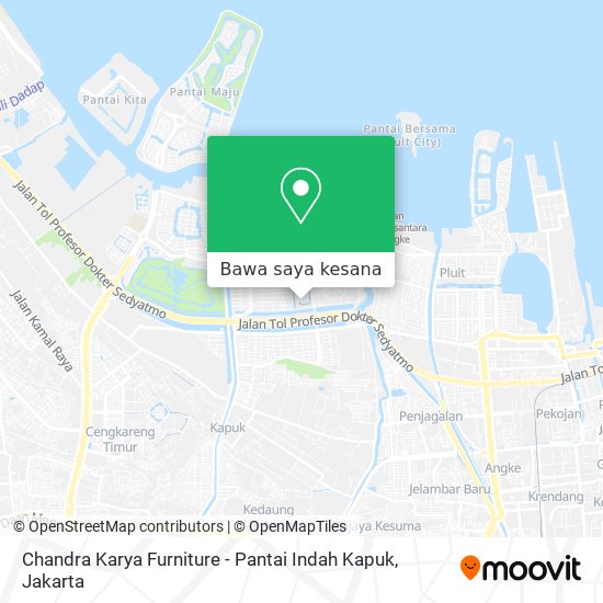 Peta Chandra Karya Furniture - Pantai Indah Kapuk