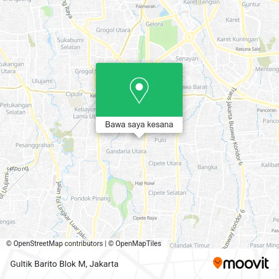 Peta Gultik Barito Blok M