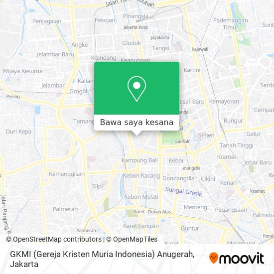 Peta GKMI (Gereja Kristen Muria Indonesia) Anugerah