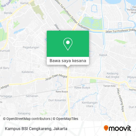 Peta Kampus BSI Cengkareng