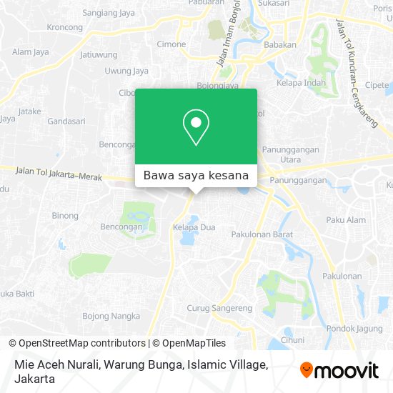Peta Mie Aceh Nurali, Warung Bunga, Islamic Village