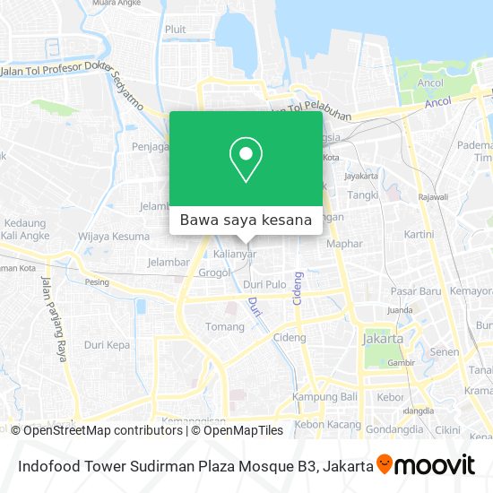 Peta Indofood Tower Sudirman Plaza Mosque B3