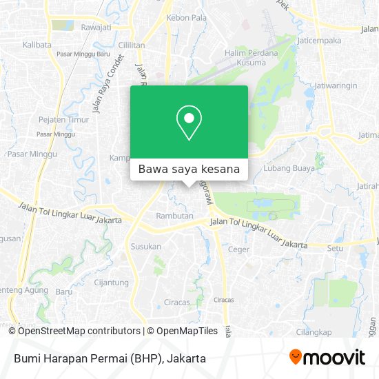 Peta Bumi Harapan Permai (BHP)