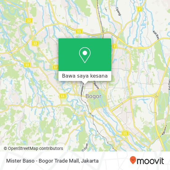 Peta Mister Baso - Bogor Trade Mall
