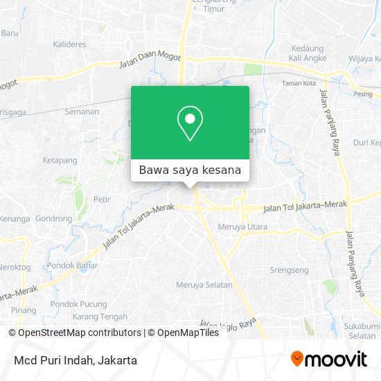 Peta Mcd Puri Indah