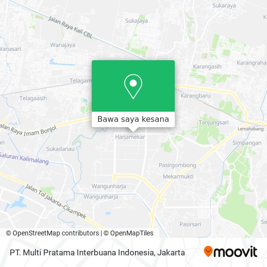 Peta PT. Multi Pratama Interbuana Indonesia