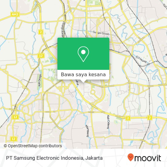 Peta PT Samsung Electronic Indonesia