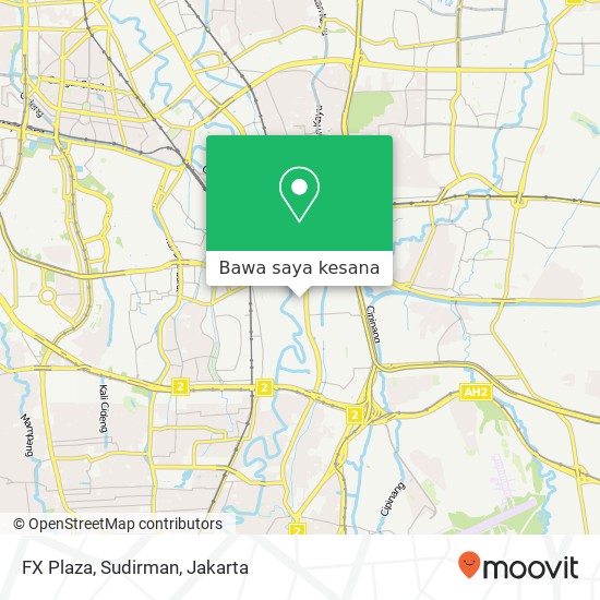 Peta FX Plaza, Sudirman