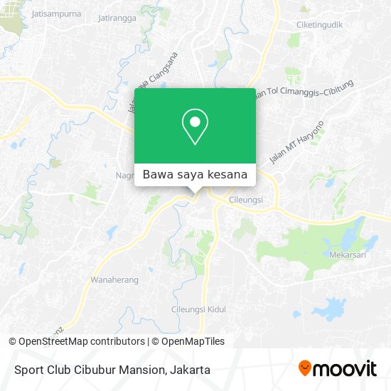 Peta Sport Club Cibubur Mansion