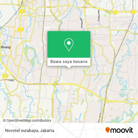 Peta Novotel surabaya