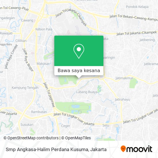 Peta Smp Angkasa-Halim Perdana Kusuma