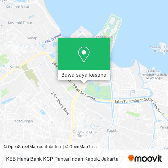 Peta KEB Hana Bank KCP Pantai Indah Kapuk