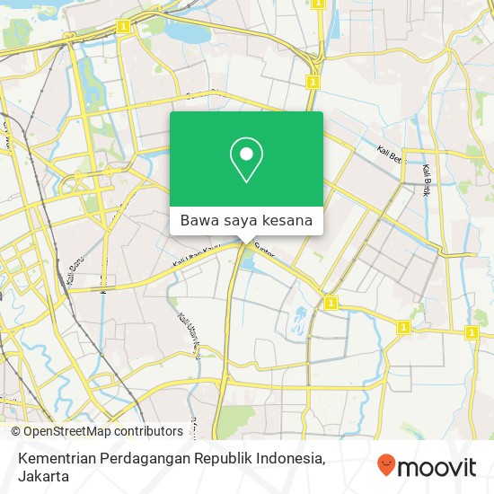 Peta Kementrian Perdagangan Republik Indonesia