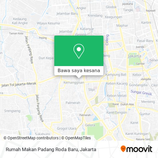 Peta Rumah Makan Padang Roda Baru