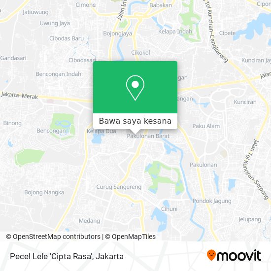 Peta Pecel Lele 'Cipta Rasa'