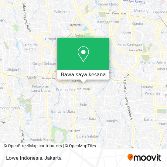 Peta Lowe Indonesia