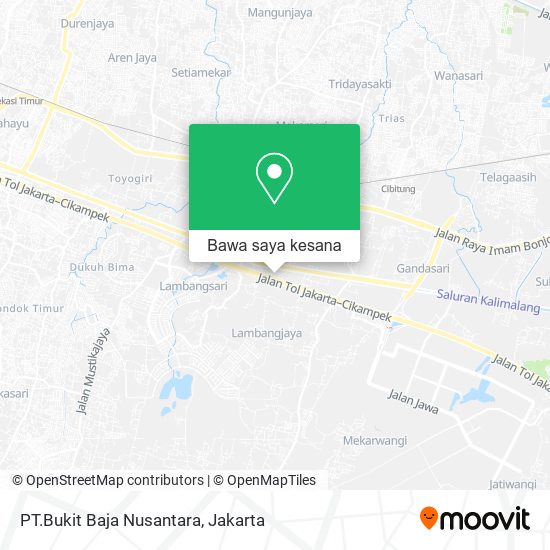 Peta PT.Bukit Baja Nusantara