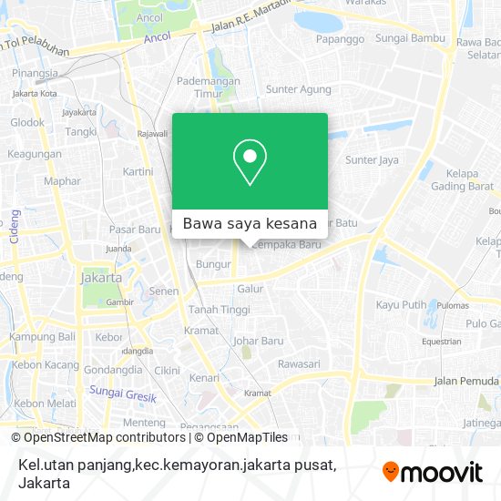 Peta Kel.utan panjang,kec.kemayoran.jakarta pusat