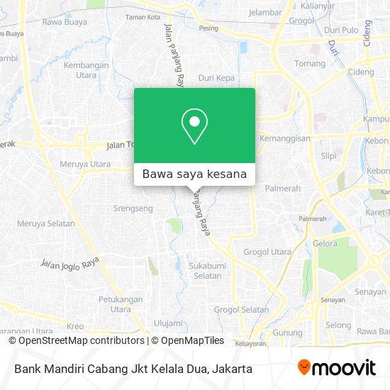 Peta Bank Mandiri Cabang Jkt Kelala Dua