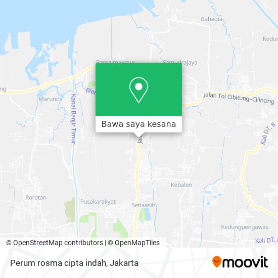 Peta Perum rosma cipta indah