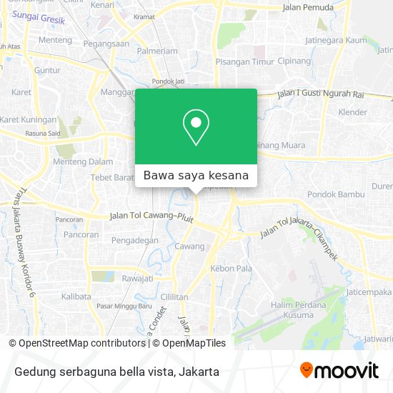Peta Gedung serbaguna bella vista