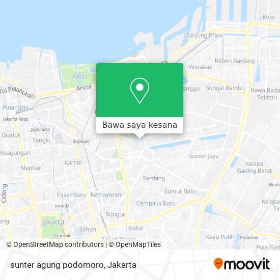 Peta sunter agung podomoro