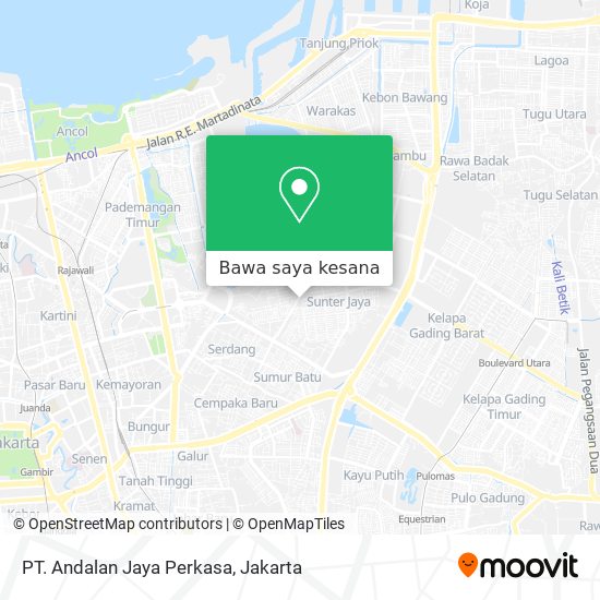 Peta PT. Andalan Jaya Perkasa