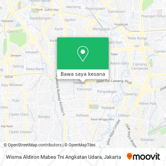 Peta Wisma  Aldiron Mabes Tni Angkatan Udara