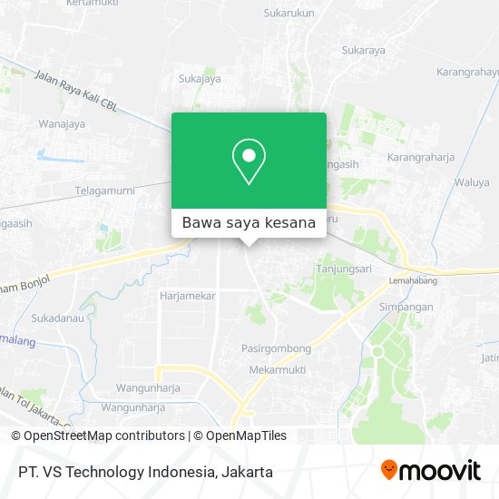 Peta PT. VS Technology Indonesia