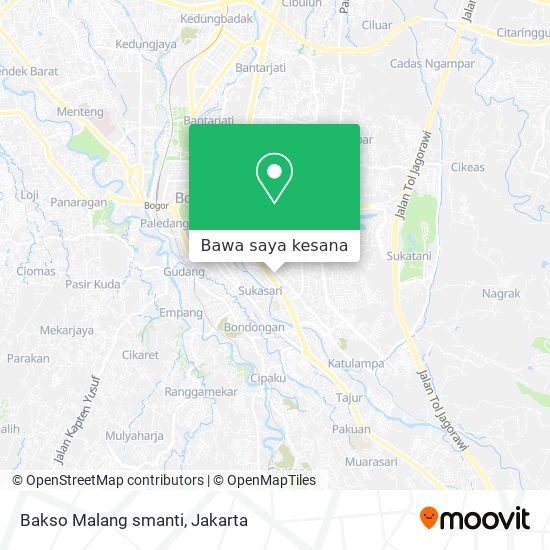 Peta Bakso Malang smanti