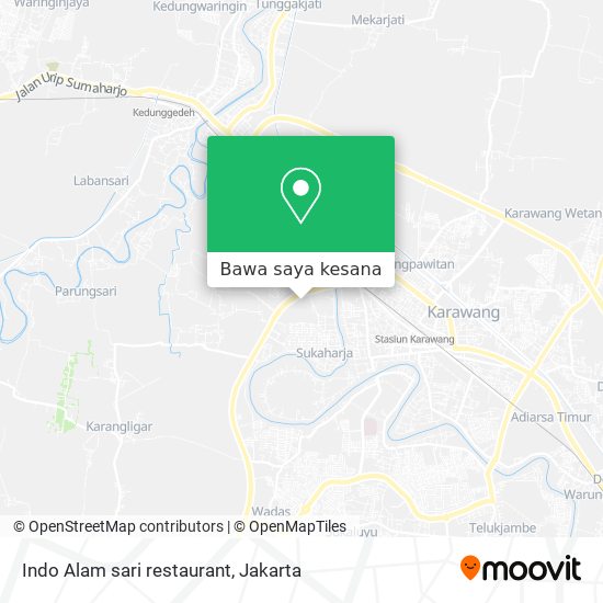 Peta Indo Alam sari restaurant