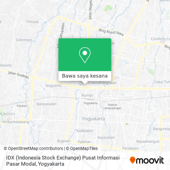 Peta IDX (Indonesia Stock Exchange) Pusat Informasi Pasar Modal