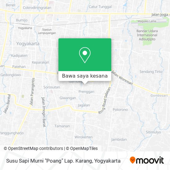 Peta Susu Sapi Murni "Poang" Lap. Karang