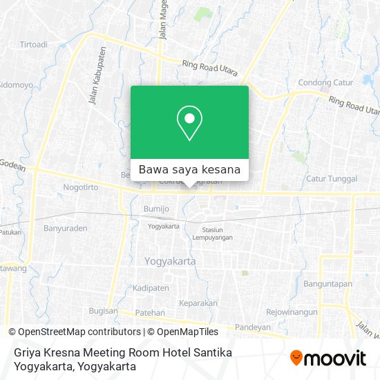 Peta Griya Kresna Meeting Room Hotel Santika Yogyakarta