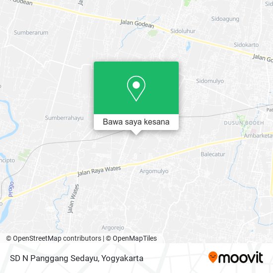 Peta SD N Panggang Sedayu