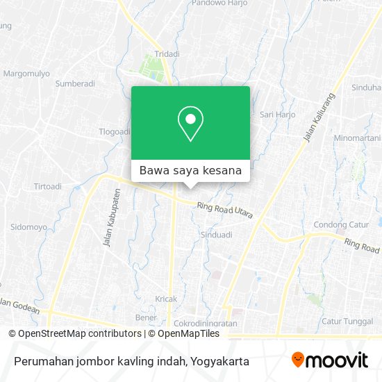 Peta Perumahan jombor kavling indah