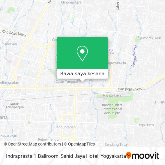 Peta Indraprasta 1 Ballroom, Sahid Jaya Hotel