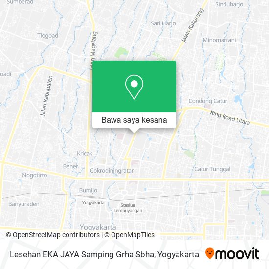 Peta Lesehan EKA JAYA Samping Grha Sbha