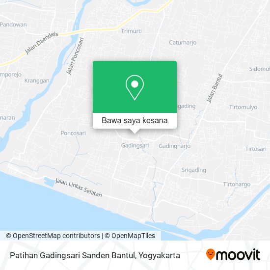 Peta Patihan Gadingsari Sanden Bantul